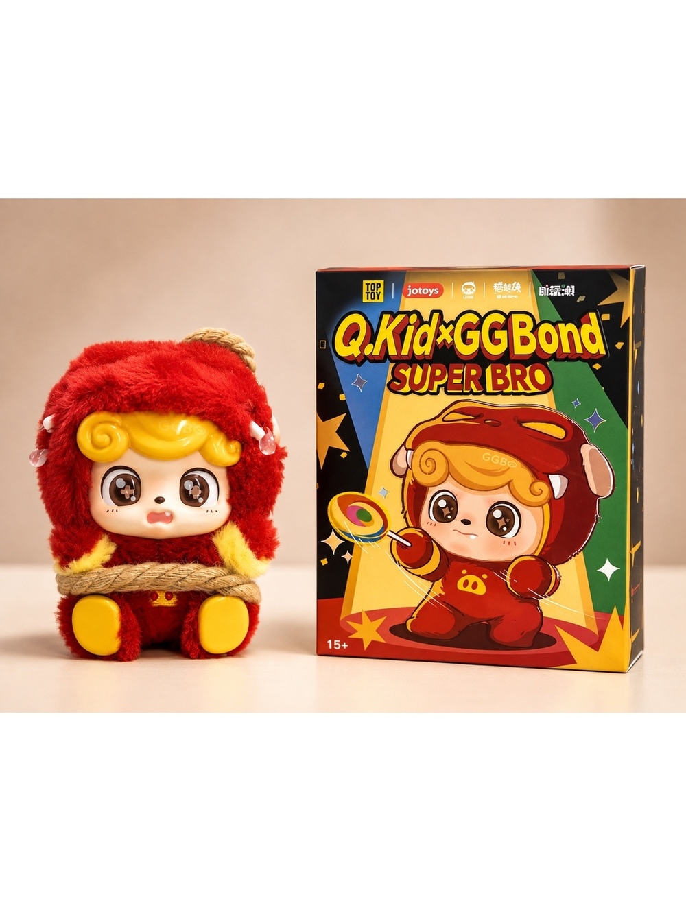Q Kid GG Bond Super Bro Plush Pendant - Bound